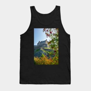 Edinburgh Castle From Princes St Gardens Tank Top